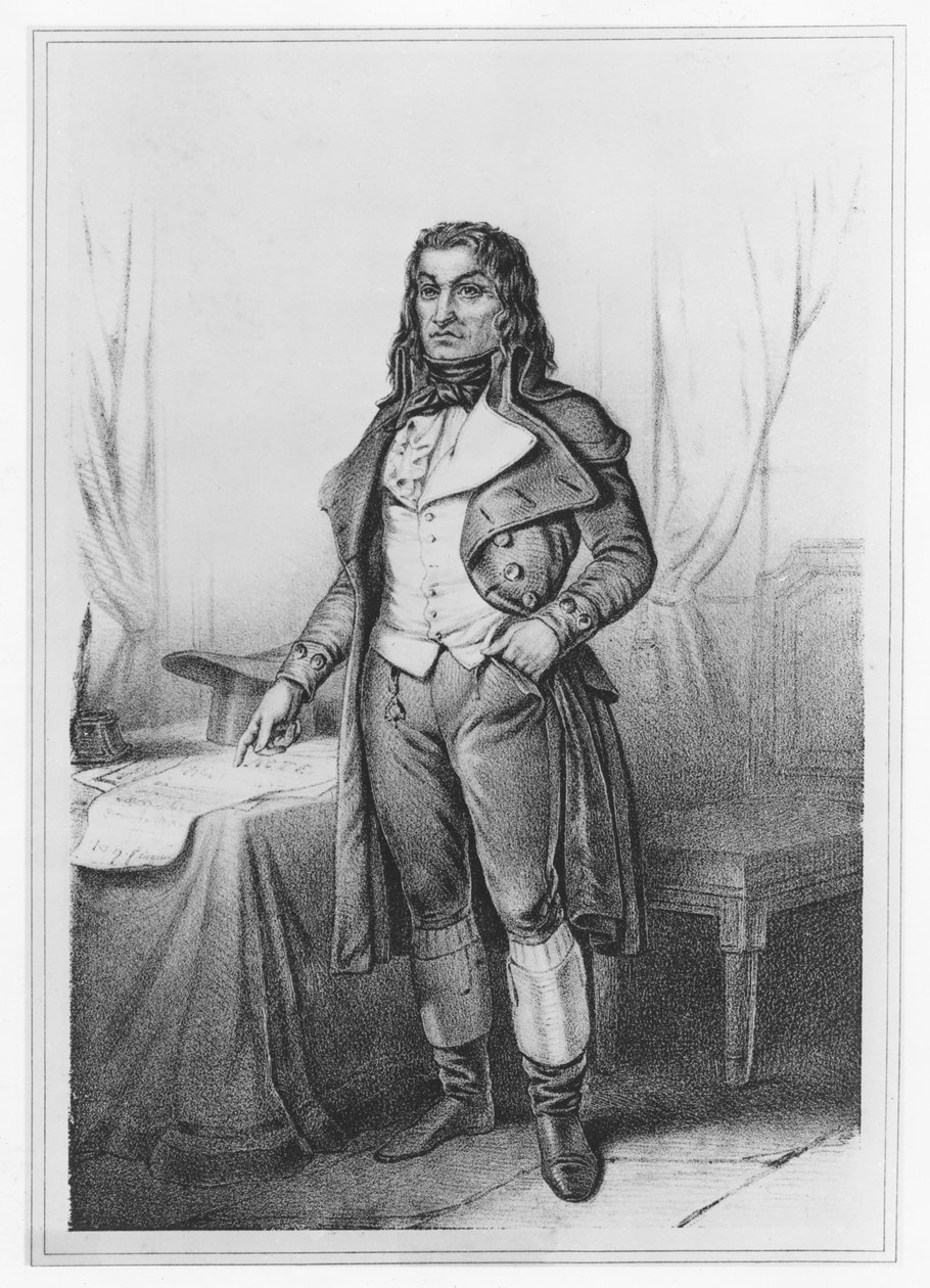 Antoine Quentin Fouquier de Tinville (litho) tekijältä French School