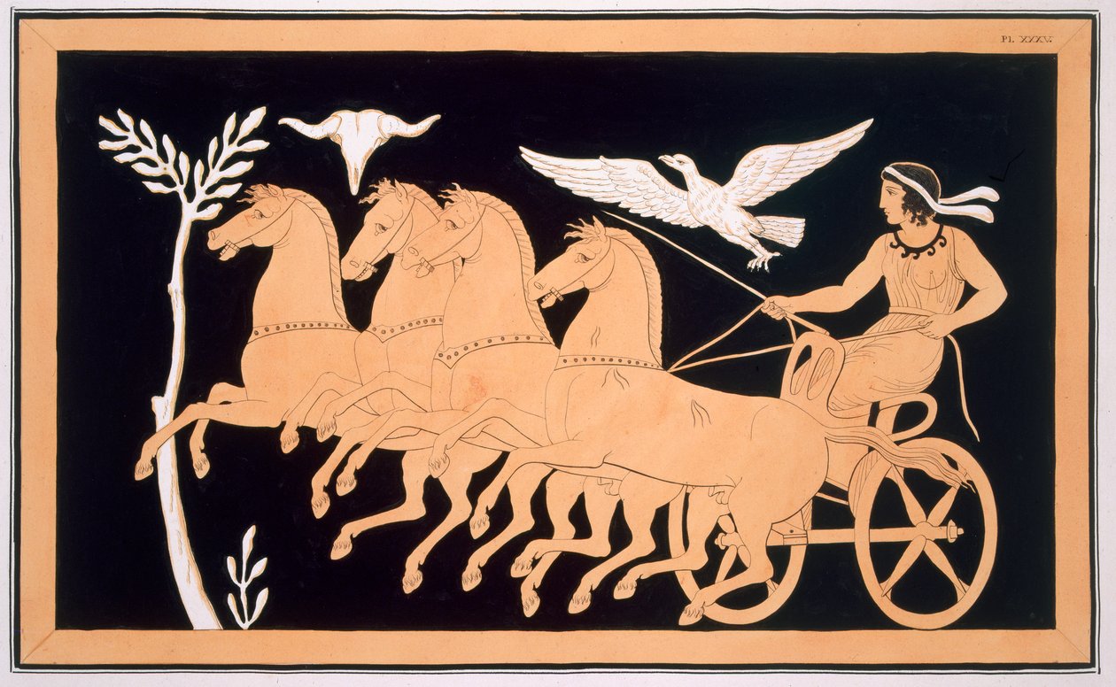 Charioteer, julkaistu 1808-1010 tekijältä French School