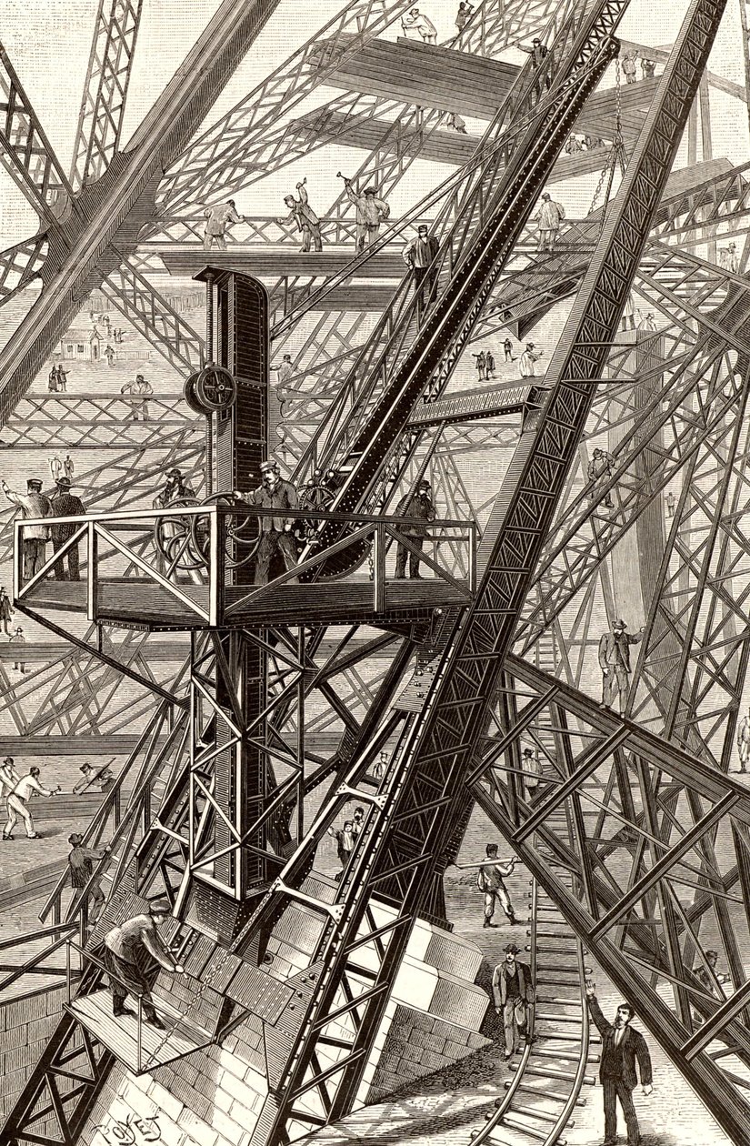 Eiffel-tornin rakentaminen, Pariisi tekijältä French School