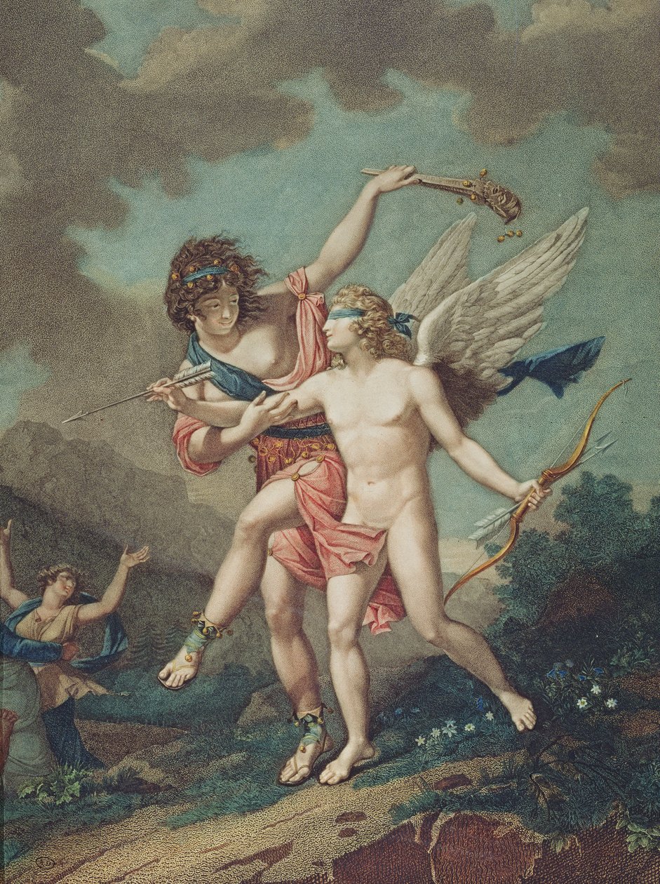 Eros, jota johtaa Madness, kaivertanut Godefroy tekijältä French School