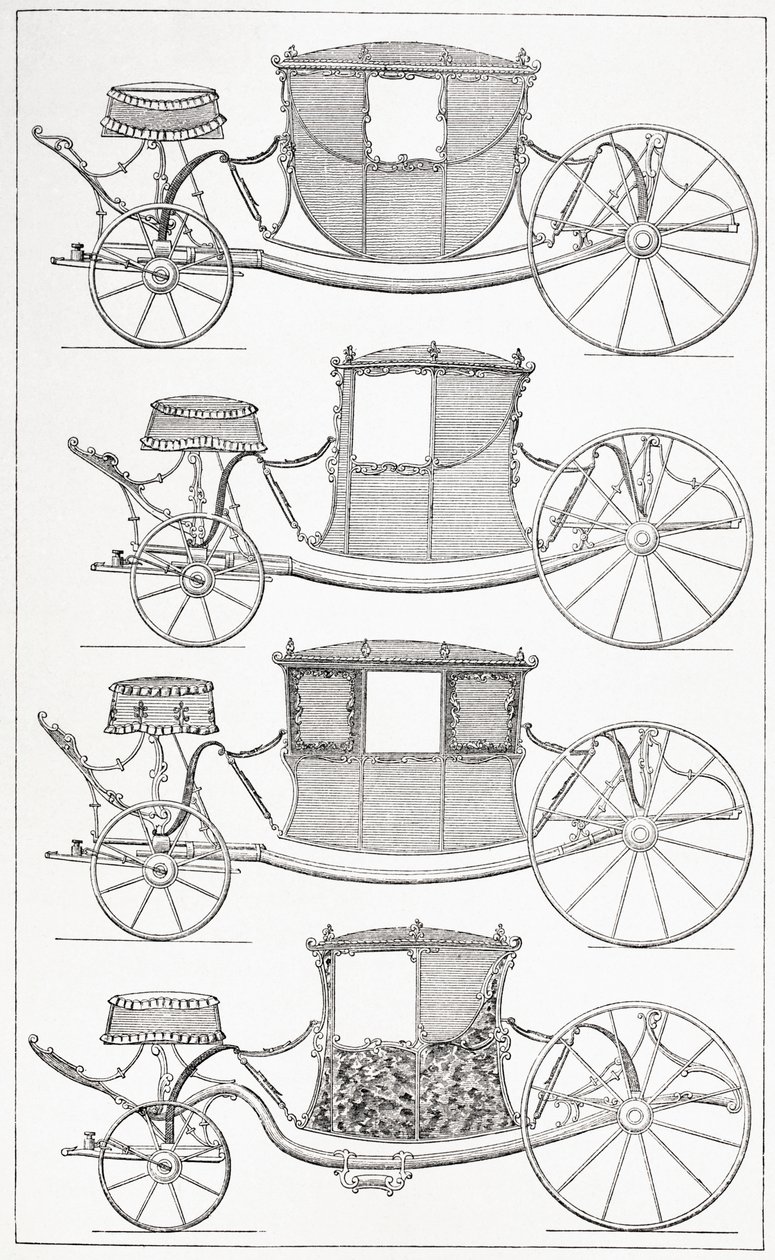 1700-luvun muodikkaat valmentajat, 1875 tekijältä French School
