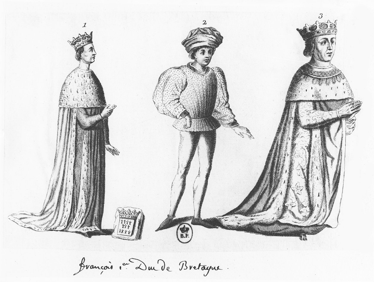 Francis I, Bretagnen herttua (kaiverrus) tekijältä French School