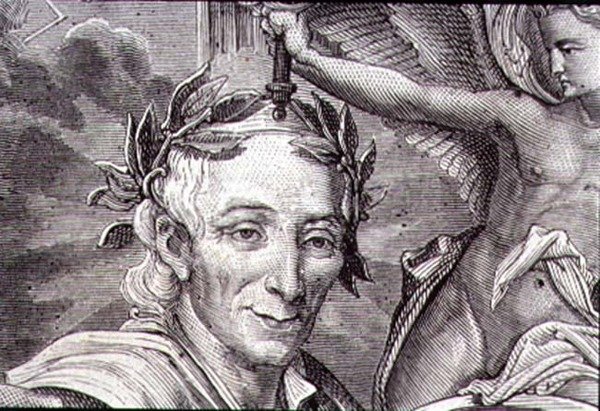 Francois Marie Arouet de Voltaire (1694-1778) (kaiverrus) tekijältä French School