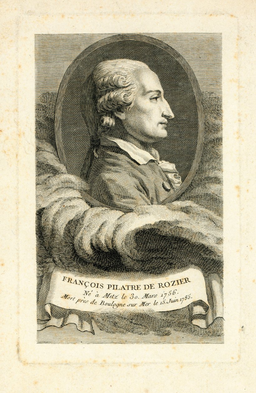 Francois Pilatre de Rozier, n. 1785 tekijältä French School