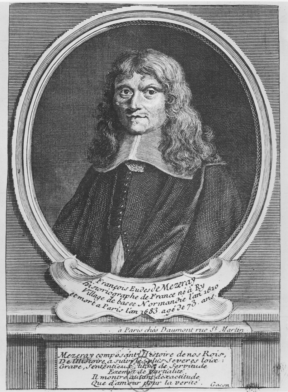Francois Eudes de Mézeray (kaiverrus) tekijältä French School