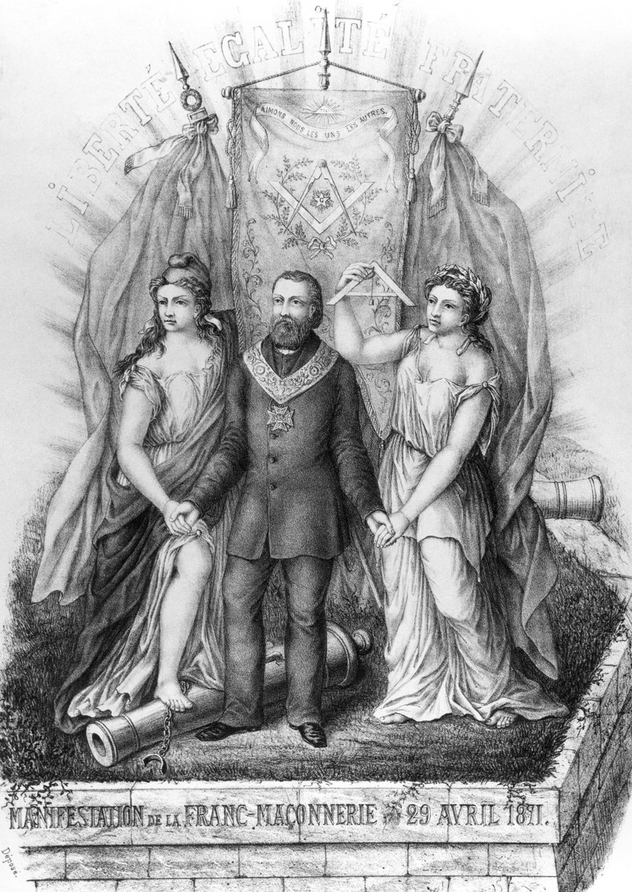 Vapaamuurarius ja kommuuni, 1871 tekijältä French School