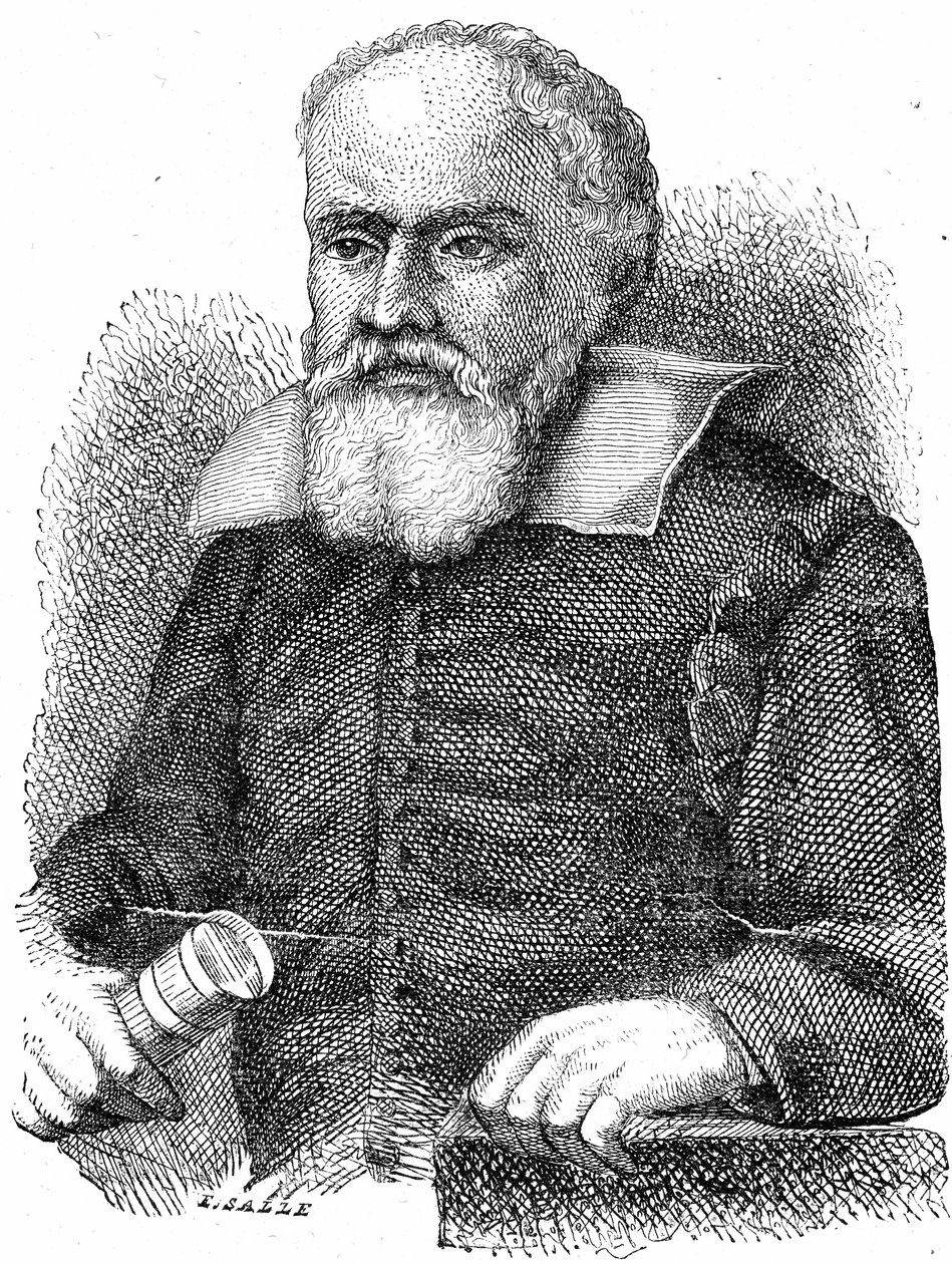 GALILEO GALILEI (1564-1642) (kaiverrus) tekijältä French School