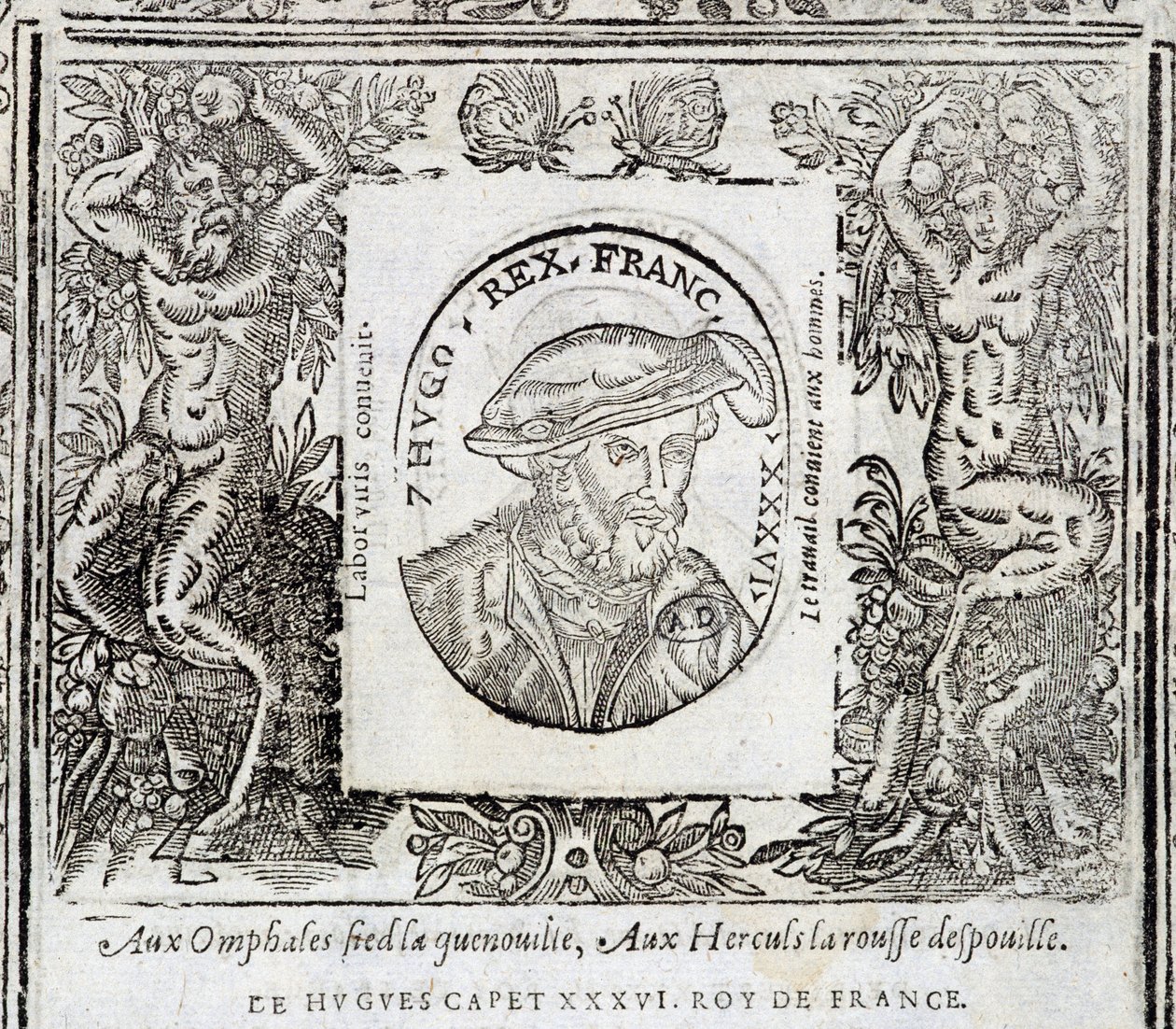 Hugues Capet - kirjassa "Capetian kuninkaat". tekijältä French School