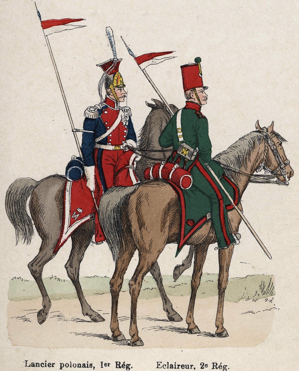 Keisarillinen kaarti Napoleon I: Puolalainen Lancer tekijältä French School