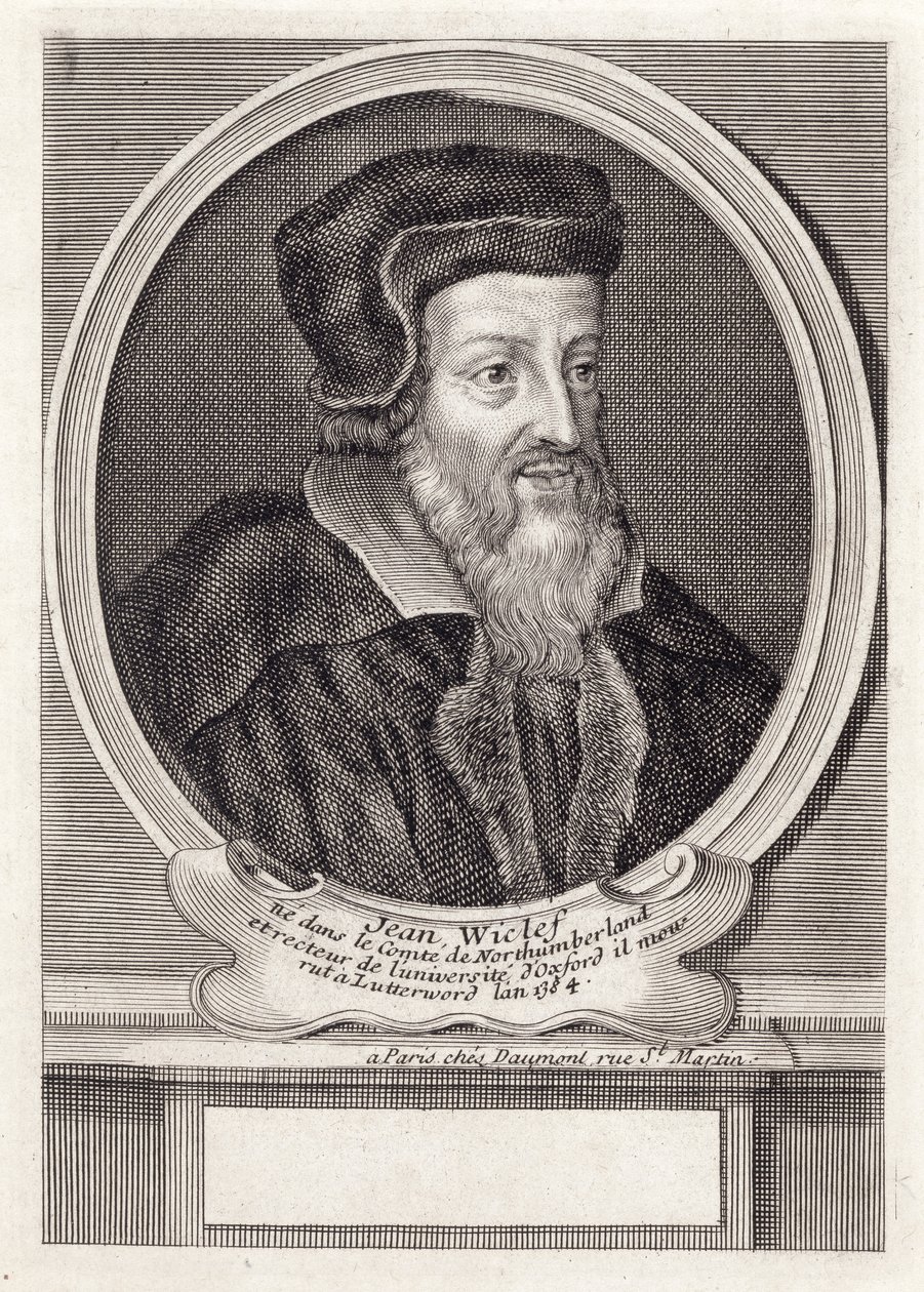 John Wycliffe, kaiverrus Daumont, Pariisi tekijältä French School