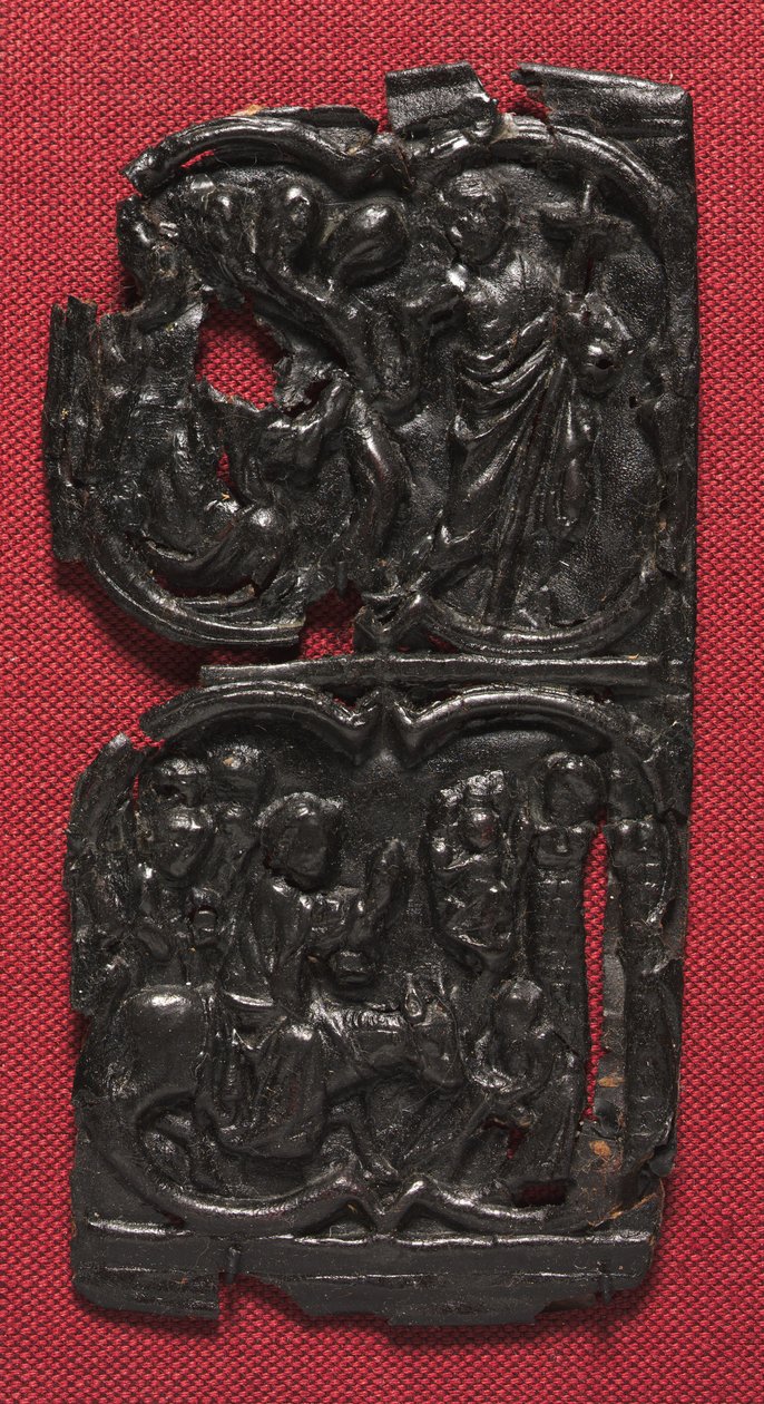 Nahkapaneeli, n. 1350-1400 tekijältä French School
