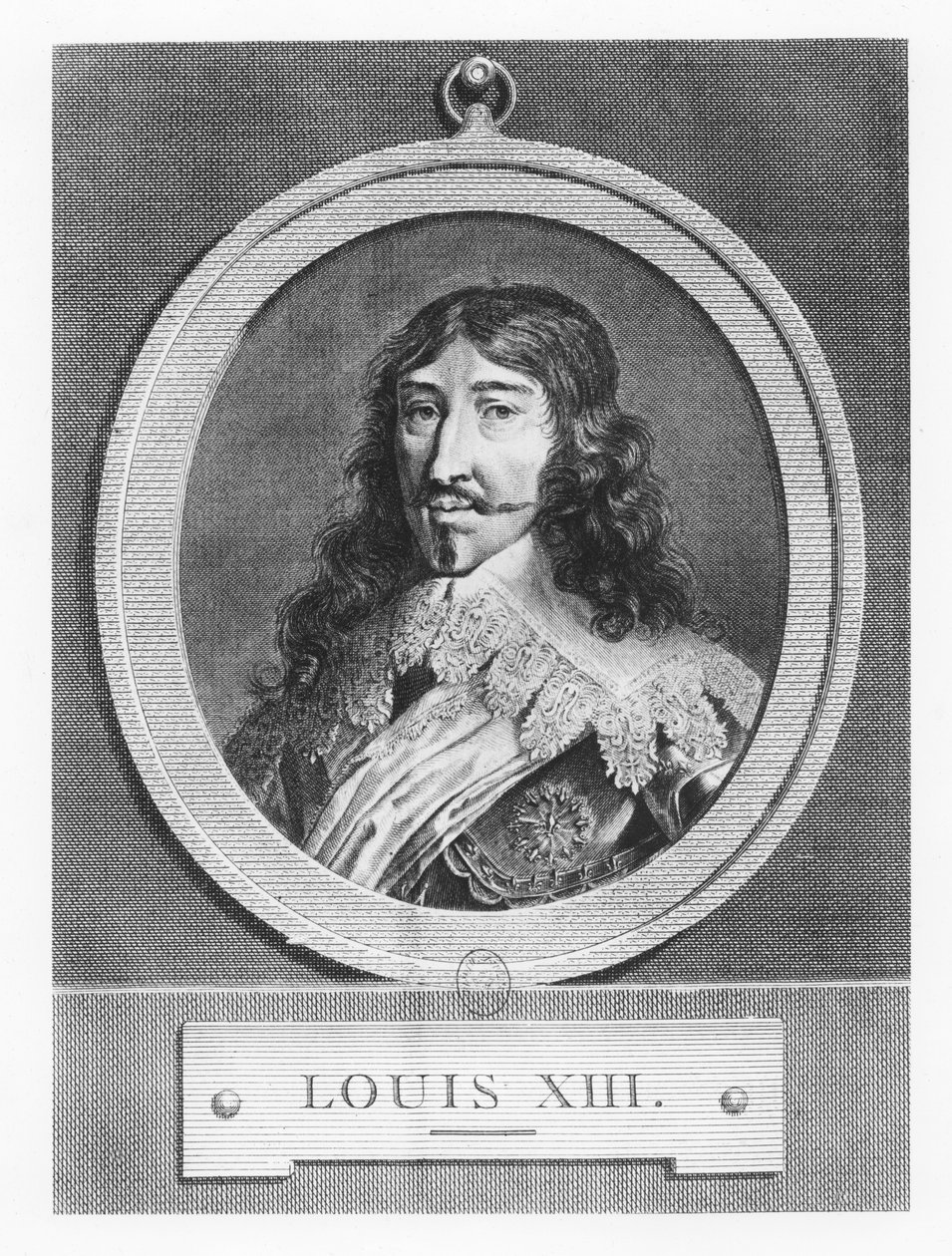 Ludvig XIII, Ranskan kuningas (kaiverrus) tekijältä French School