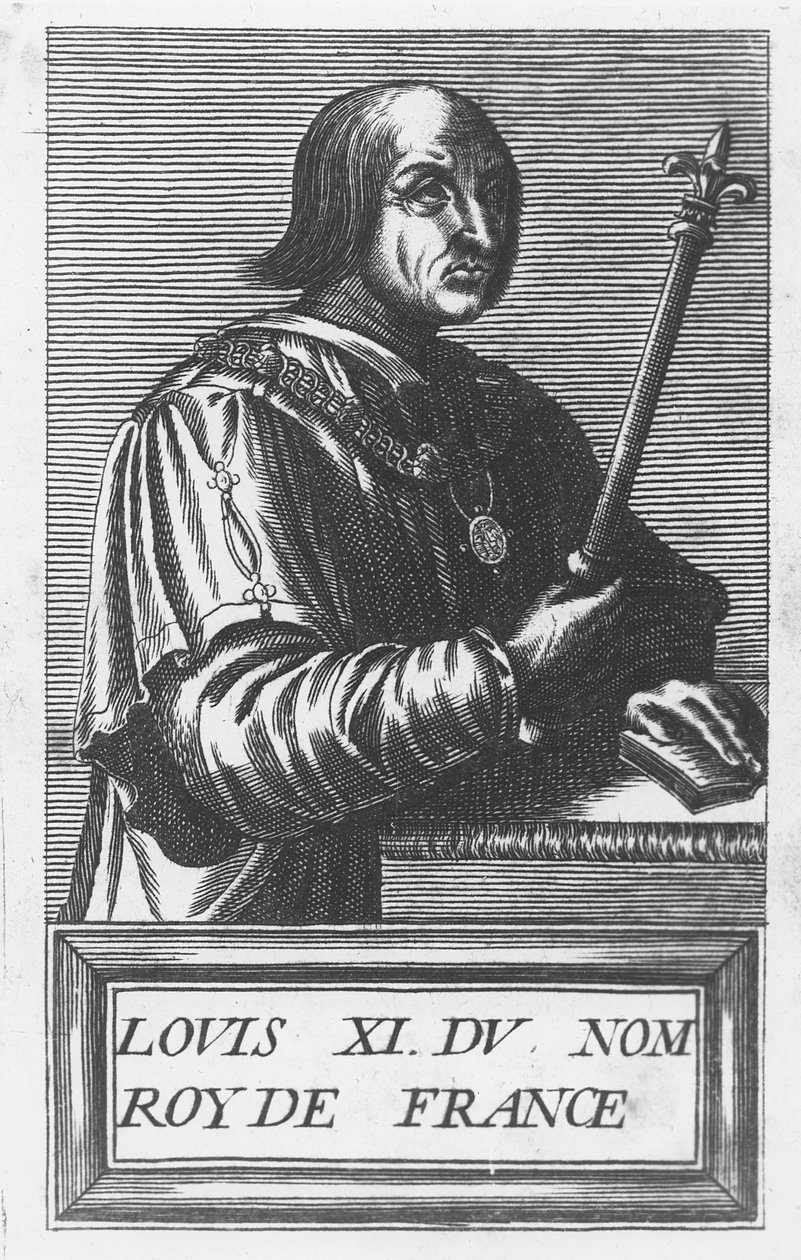 Ludvig XI, Ranskan kuningas (kaiverrus) tekijältä French School