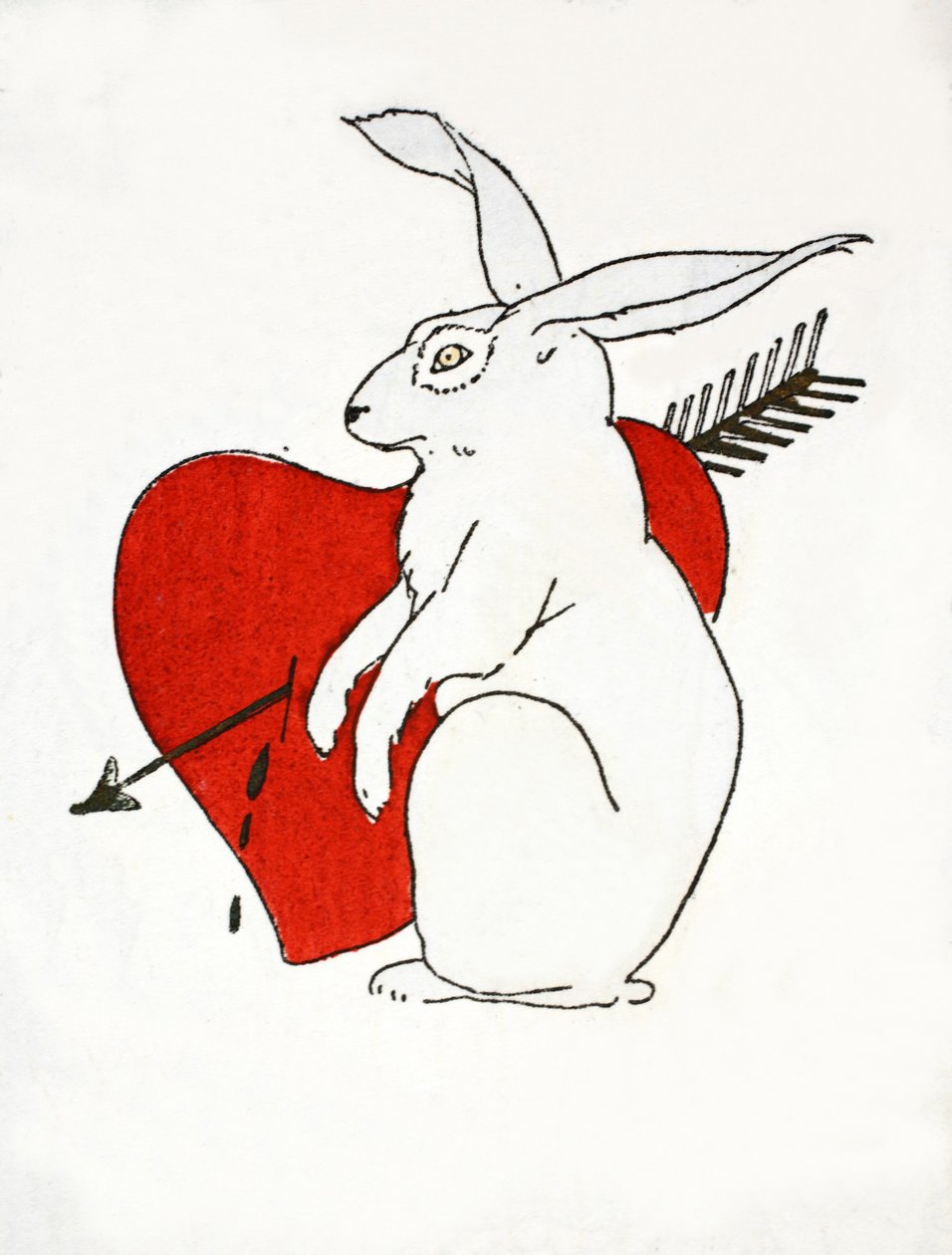 Love Bunny (stensiiliprintti) tekijältä French School