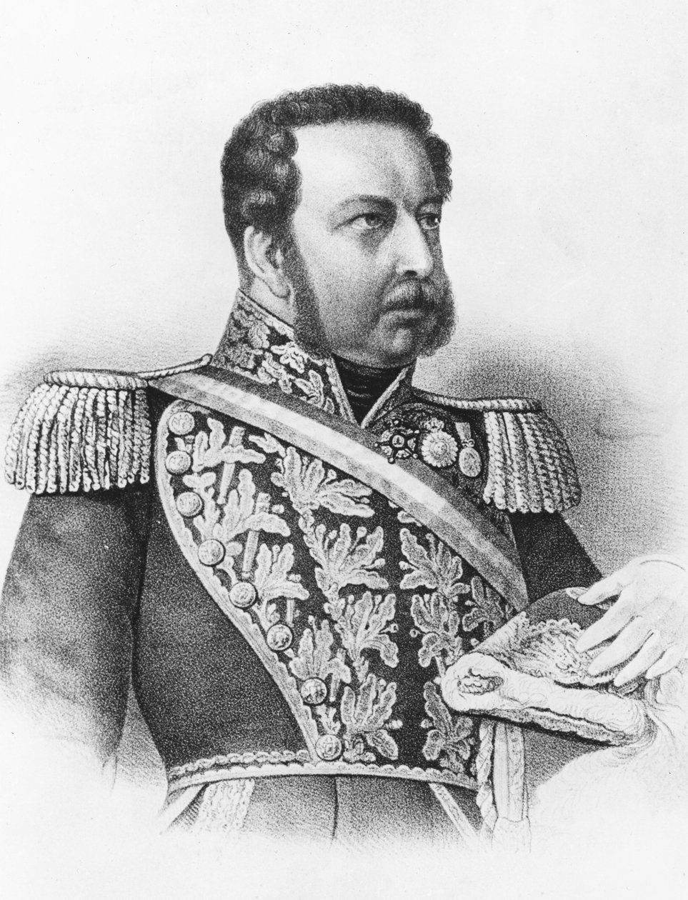 Manuel Bulnes (litho) tekijältä French School