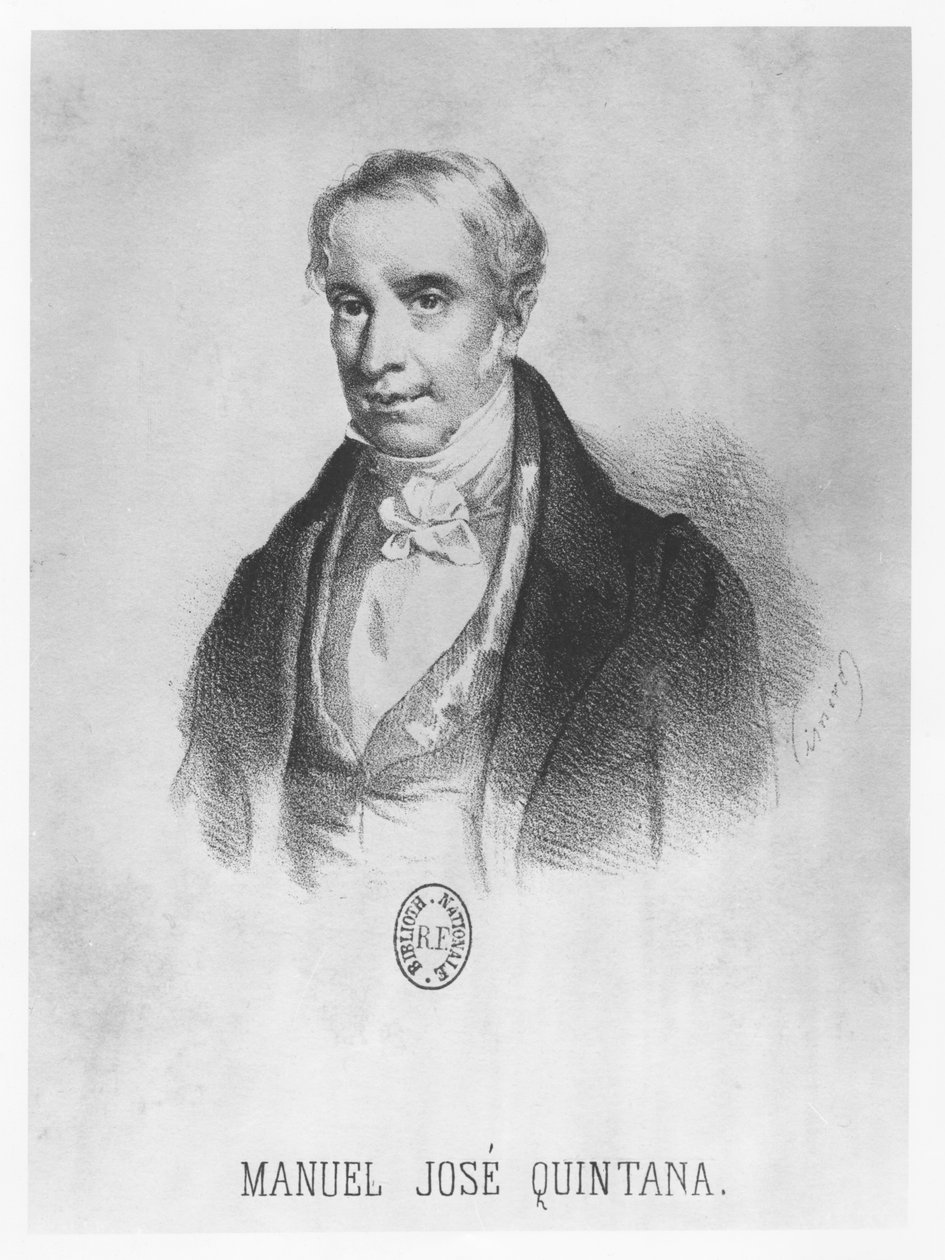 Manuel José Quintana (litho) tekijältä French School
