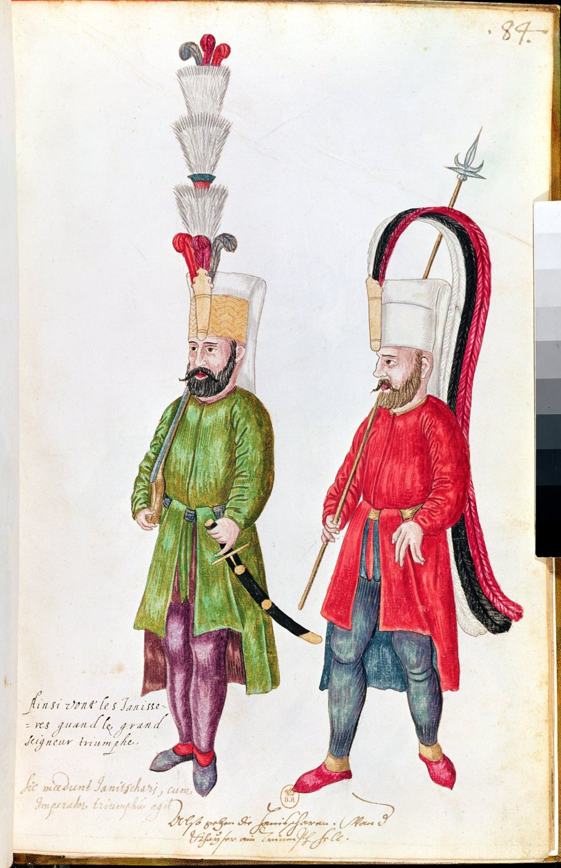 Persian Janissaries, 1513 (wc paperilla) tekijältä French School
