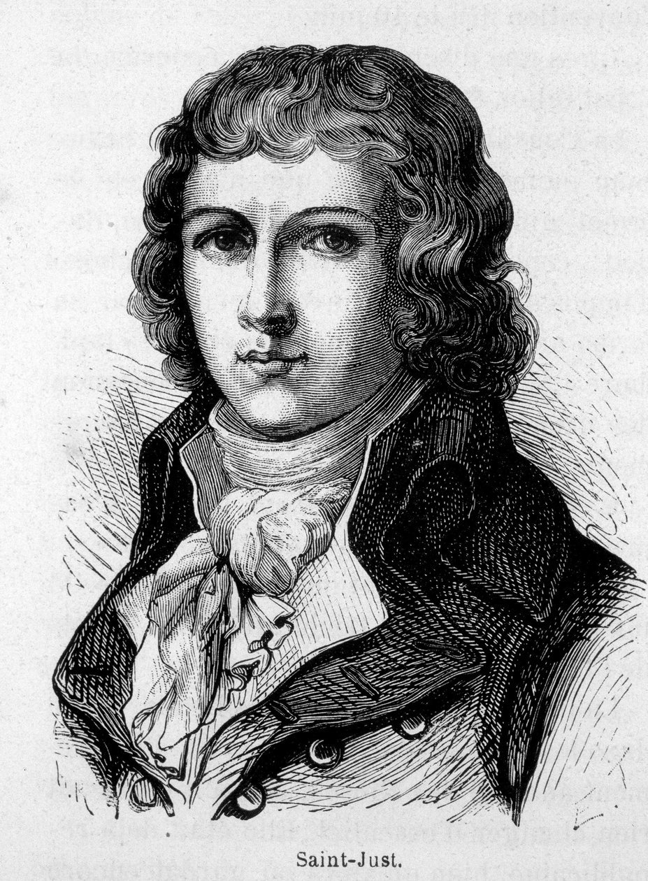 Pyhän Justin muotokuva (Saint-Just tekijältä French School