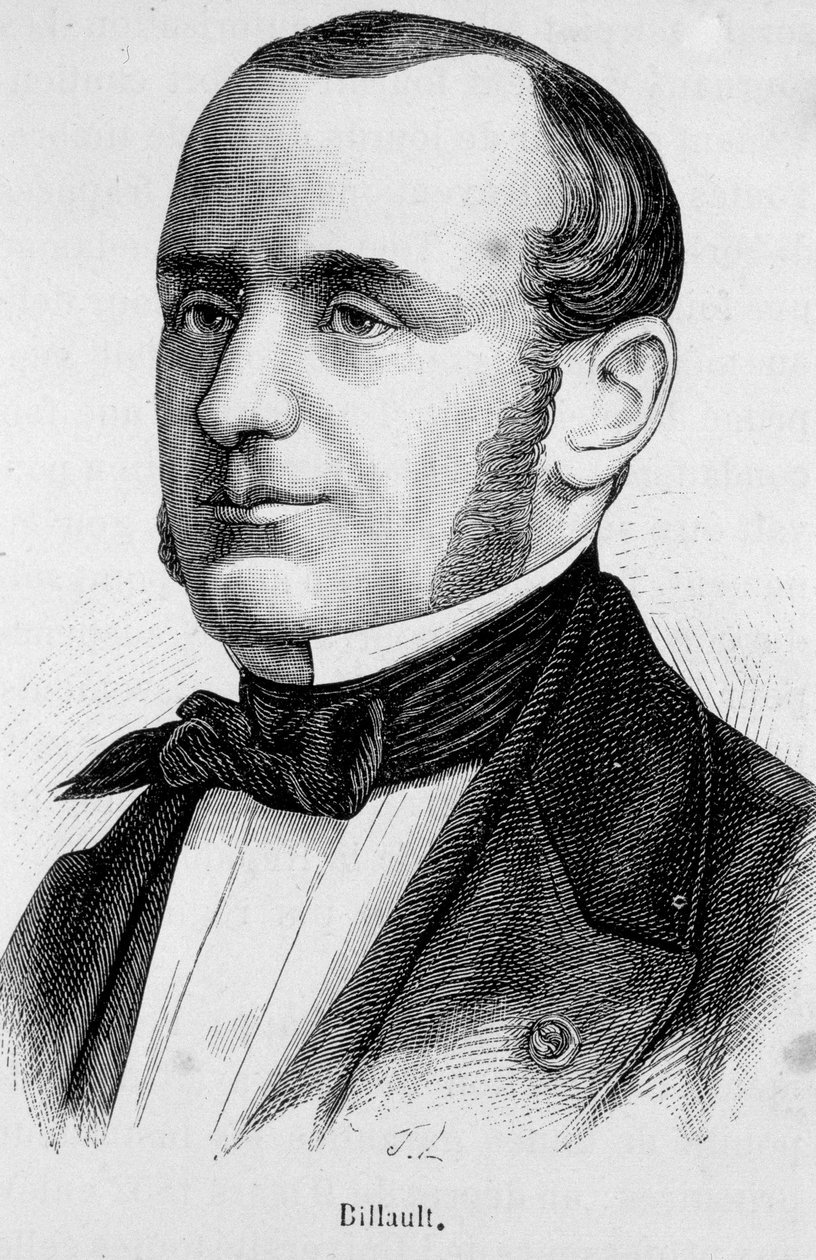 Adolphe Billaultin (1805-1863) muotokuva. tekijältä French School