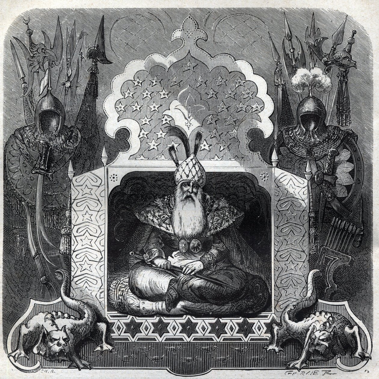 Bayezid I:n muotokuva (Bajazet tekijältä French School