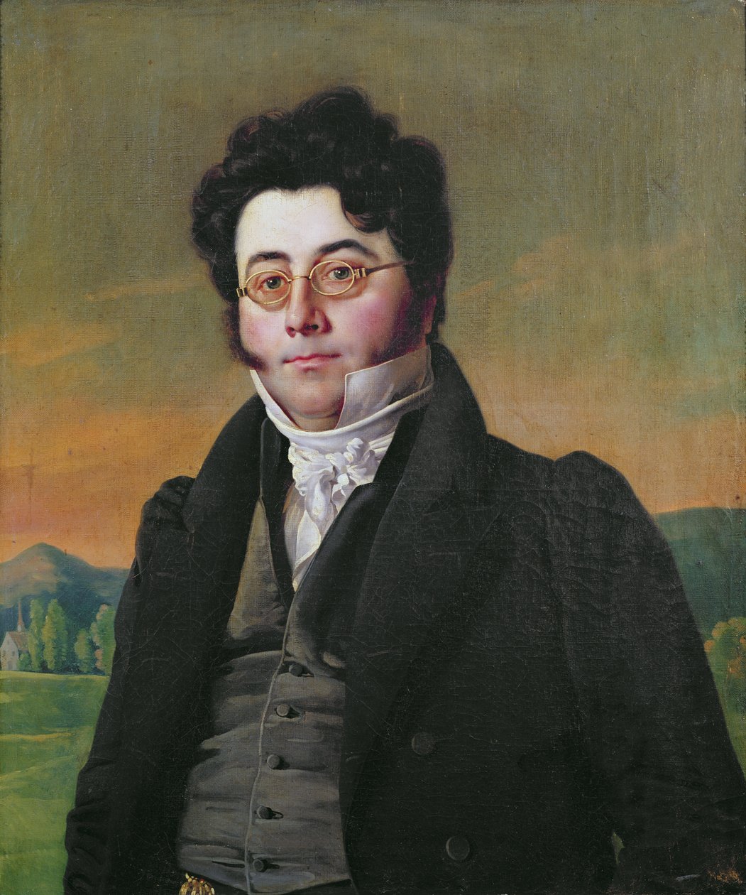Louis Auguste Baudelocquen (1799-1863) muotokuva tekijältä French School