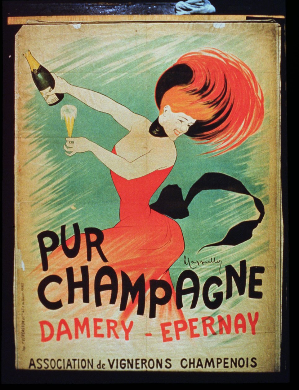 Pur Champagne -juliste, Damery, Epernay tekijältä French School