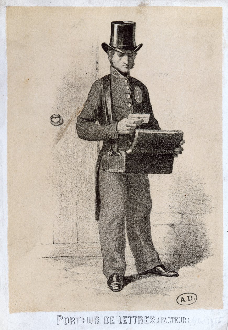 Postimies, n. 1865 tekijältä French School