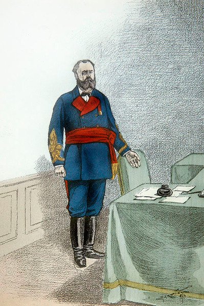 Raoul Rigault, n. 1872 (värilitho) tekijältä French School