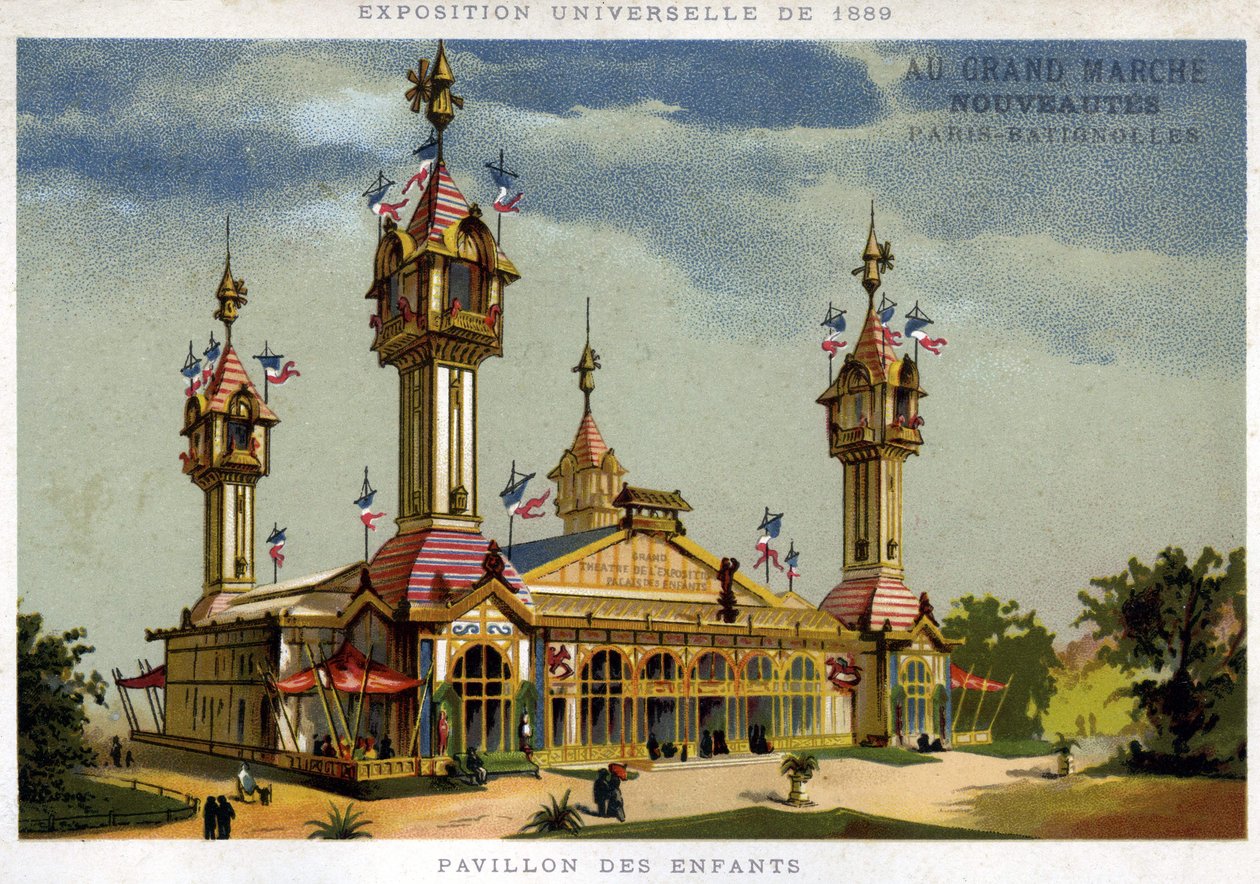 Lasten paviljonki, Paris Batignolles. tekijältä French School