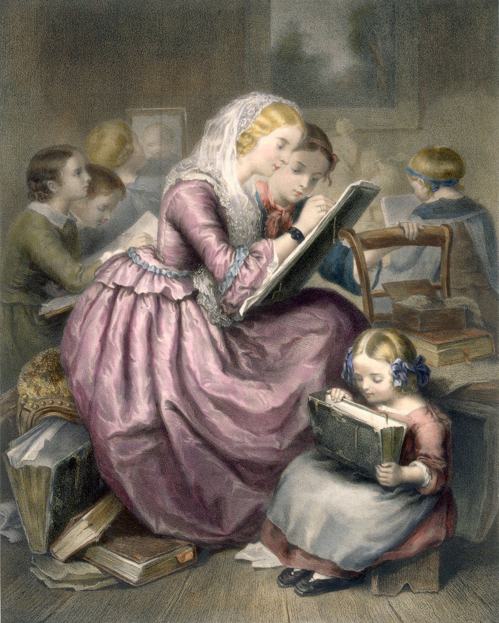 Piirustuskoulu, 1835. tekijältä French School