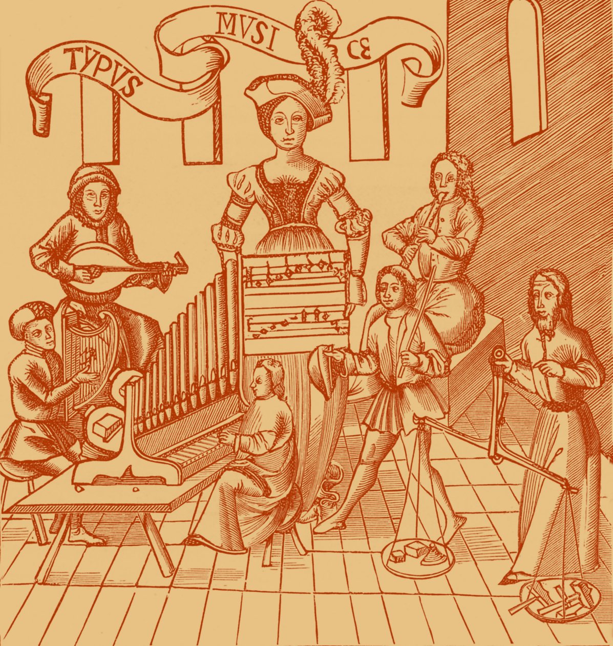 "Musiikin personifikaatio" tekijältä French School