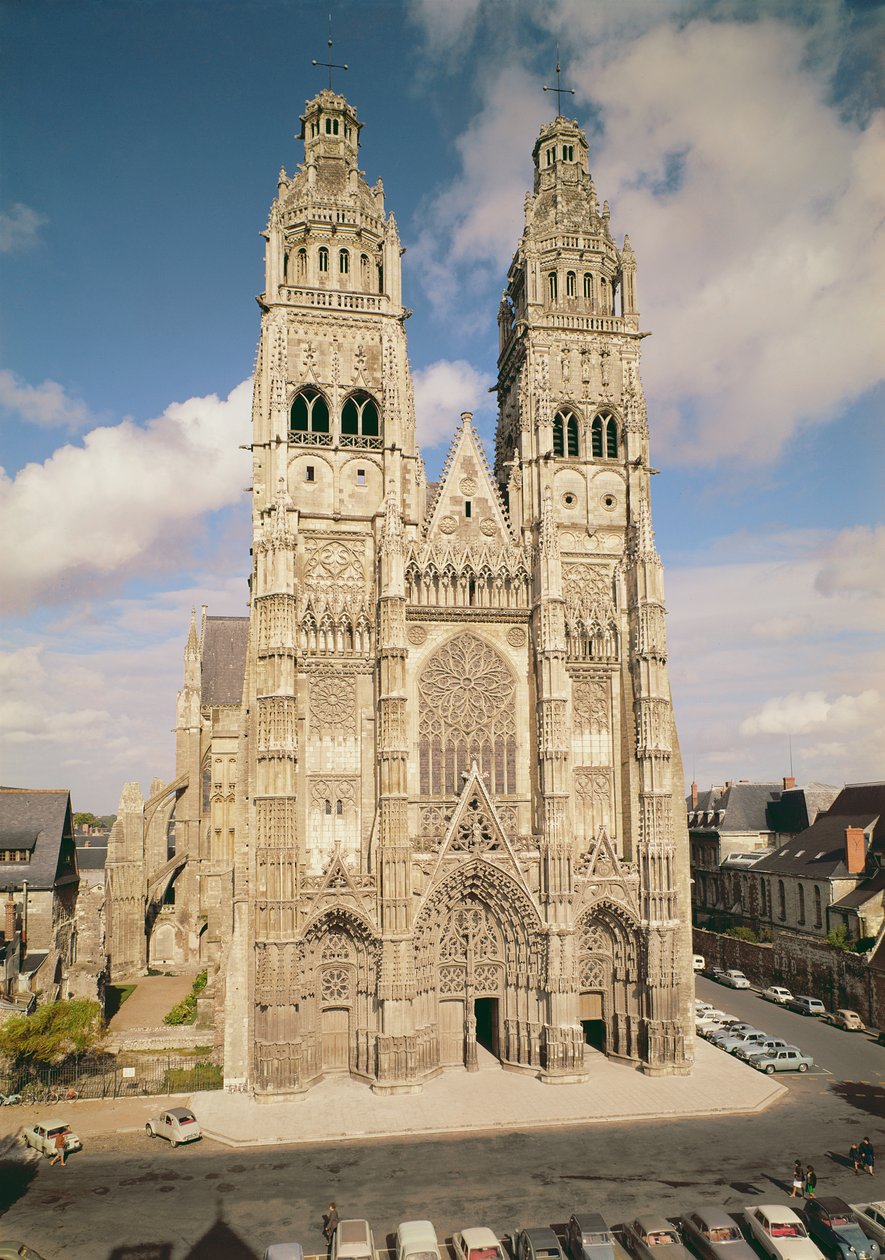 Näkymä läntistä julkisivua, 1200-1400-luku tekijältä French School