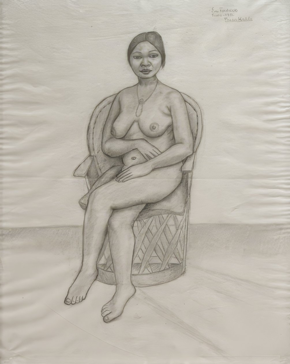 Eva Frederick alasti tekijältä Frida Kahlo