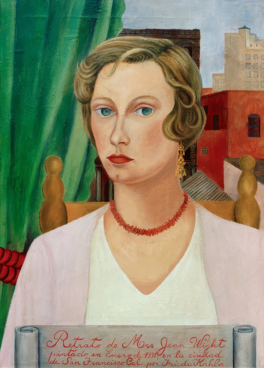 Rouva Jean Wightin muotokuva tekijältä Frida Kahlo
