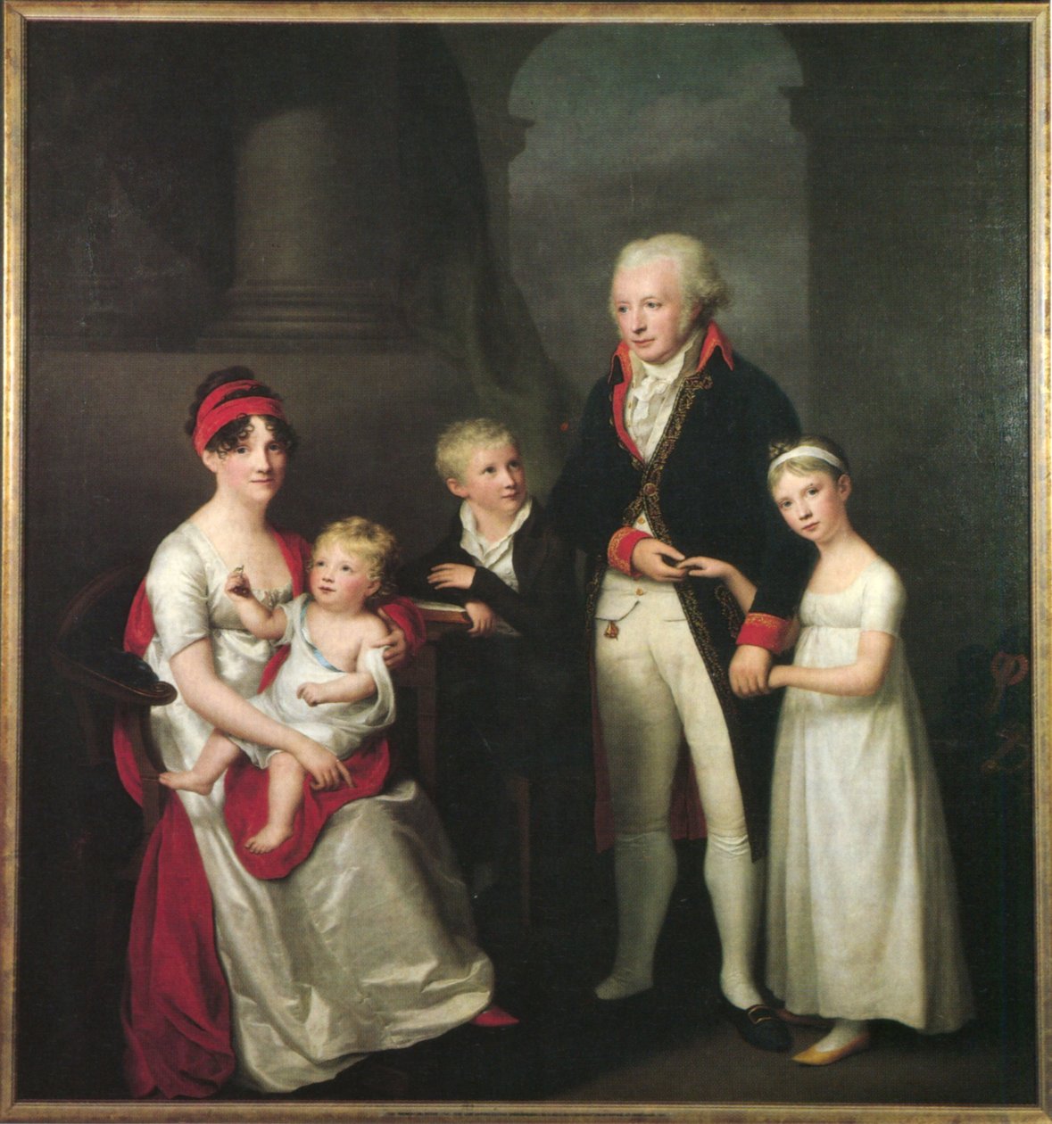 Grögerin perhe Souchay tekijältä Friedrich Carl Groger