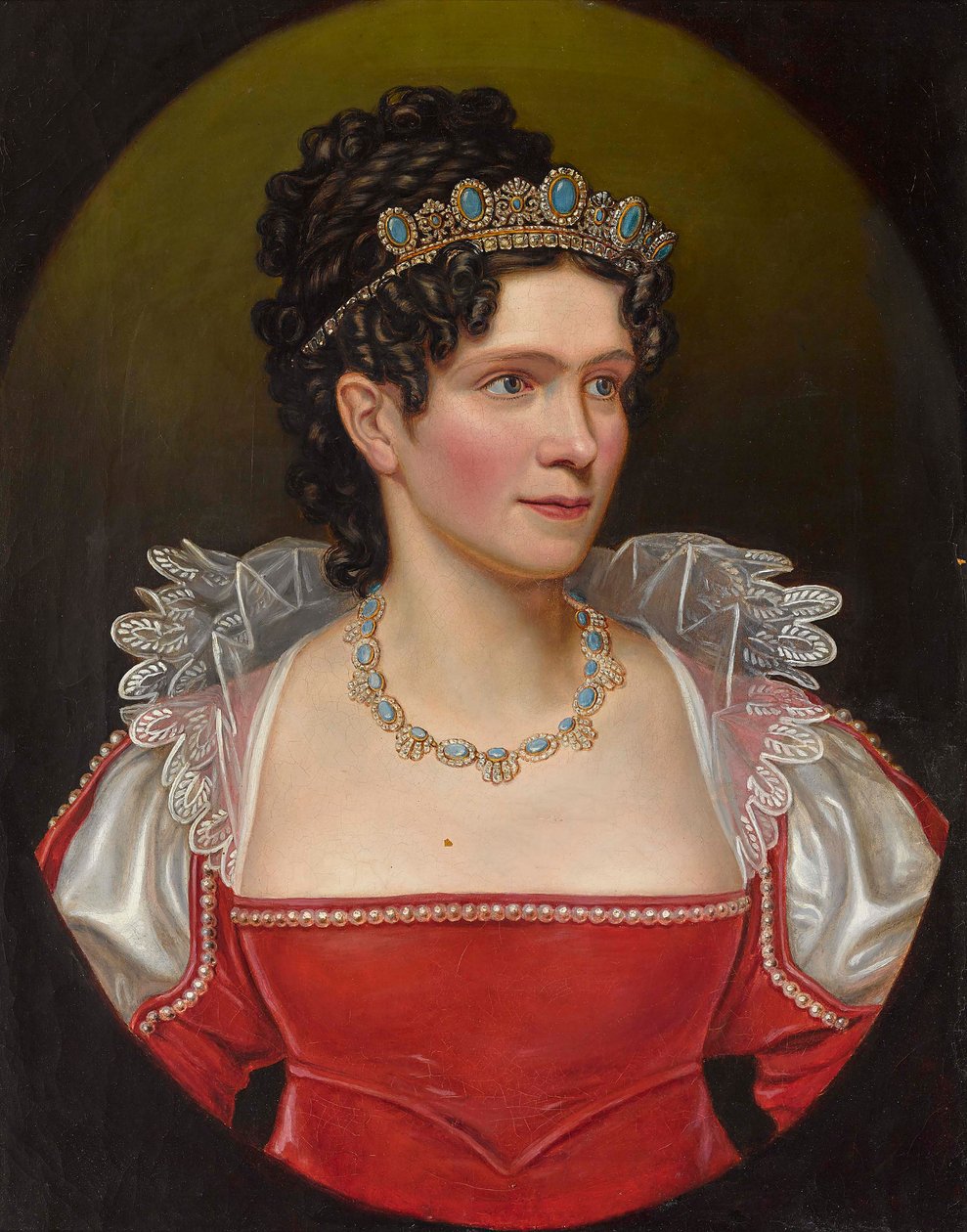 Caroline of Baden 1776-1841, Baijerin kuningatar. tekijältä Friedrich Dürck
