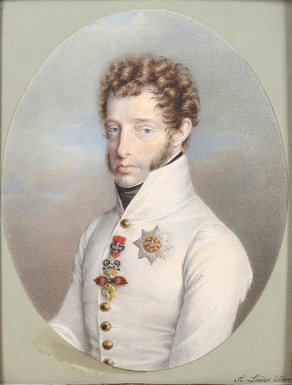 Itävallan arkkiherttua Ludvig 1784-1864. tekijältä Friedrich Johan Gottlieb Lieder