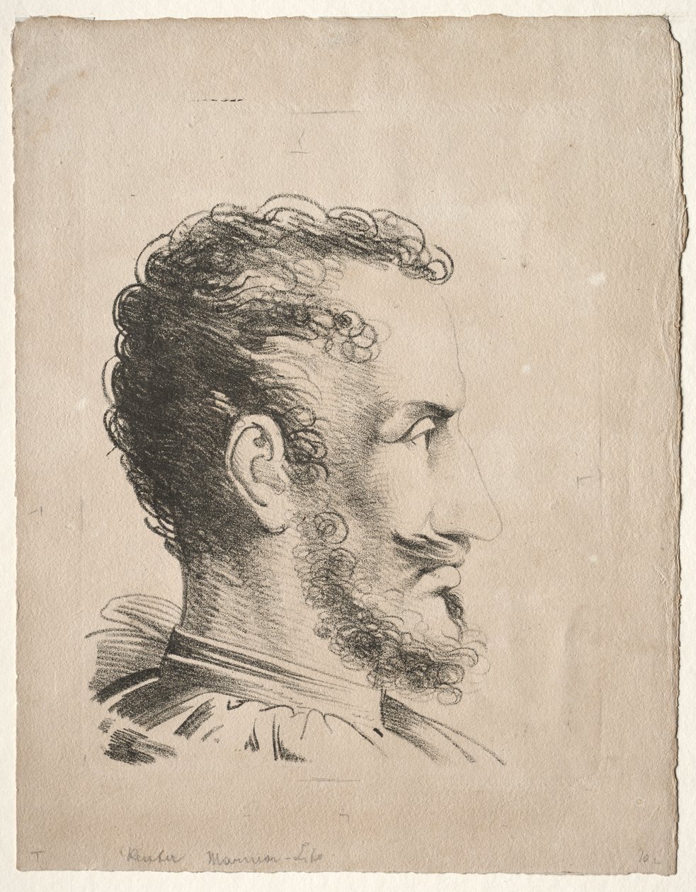 Profiilipää tekijältä Friedrich Wilhelm Reuter