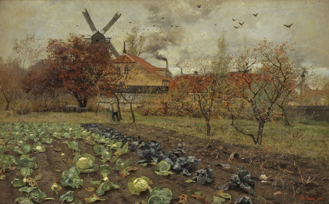 Näkymä Amerikavejille Kööpenhaminassa tekijältä Frits Thaulow
