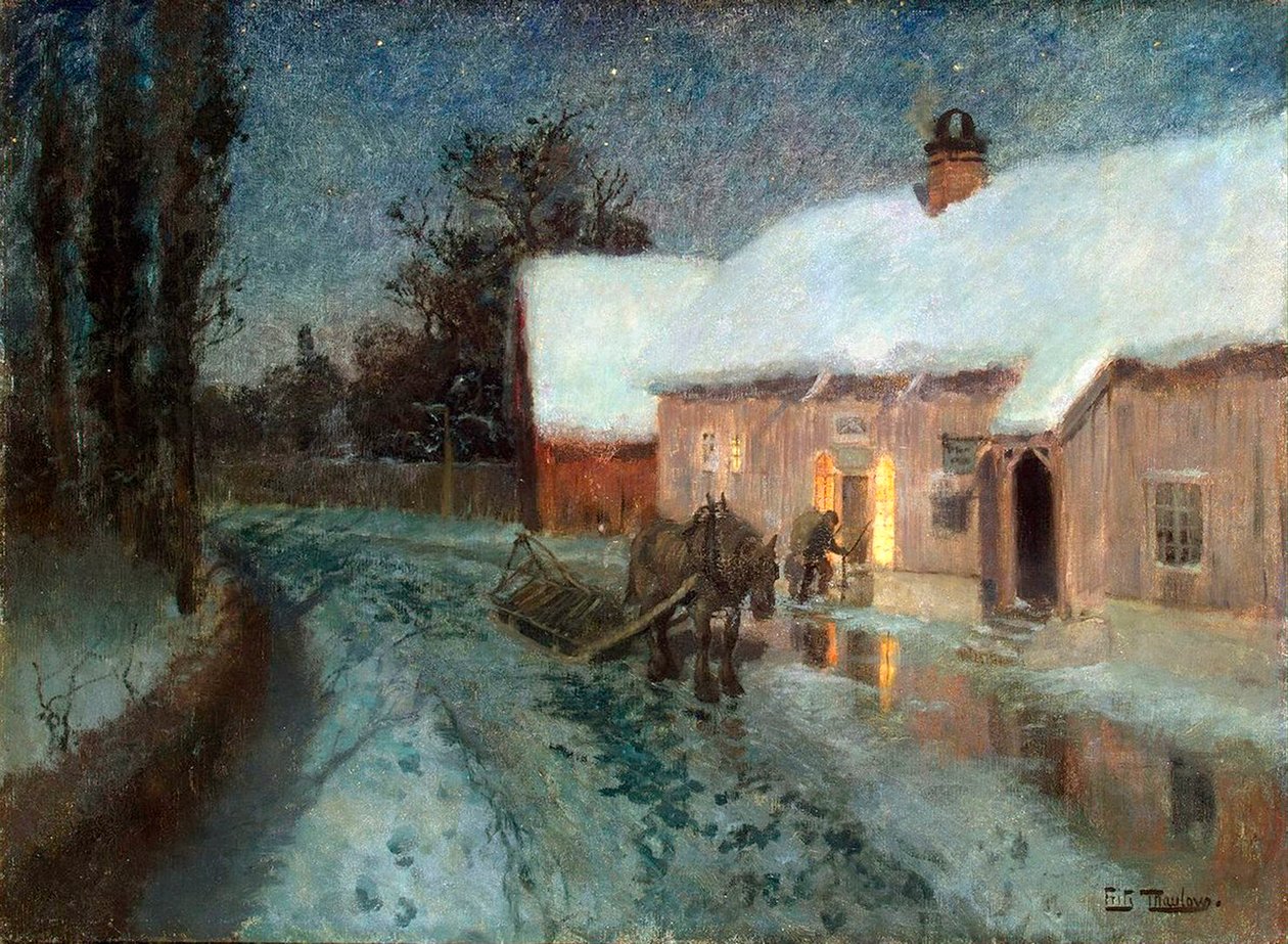 Yö, 1880-luku. tekijältä Fritz Thaulov