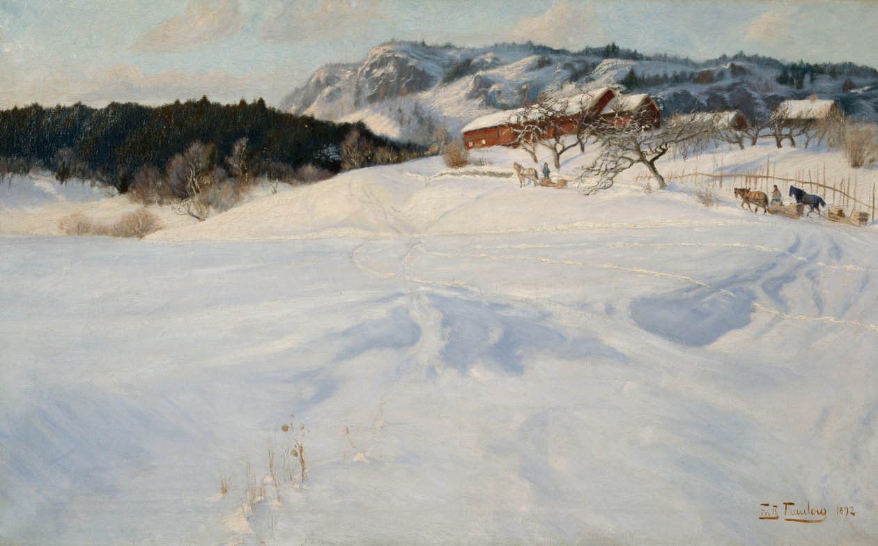 Fleskumin maatila tekijältä Fritz Thaulow