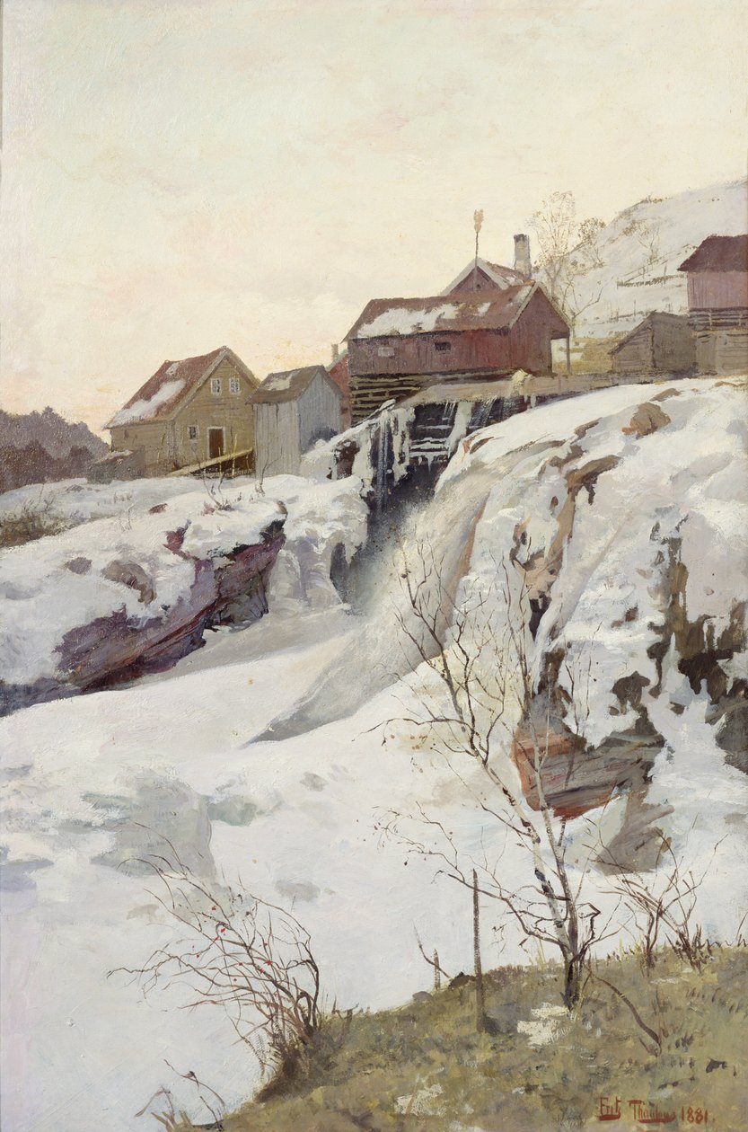 Haug kaatuu tekijältä Fritz Thaulow