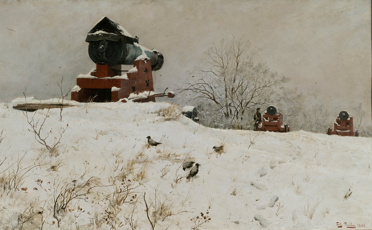 Punainen tykki tekijältä Fritz Thaulow