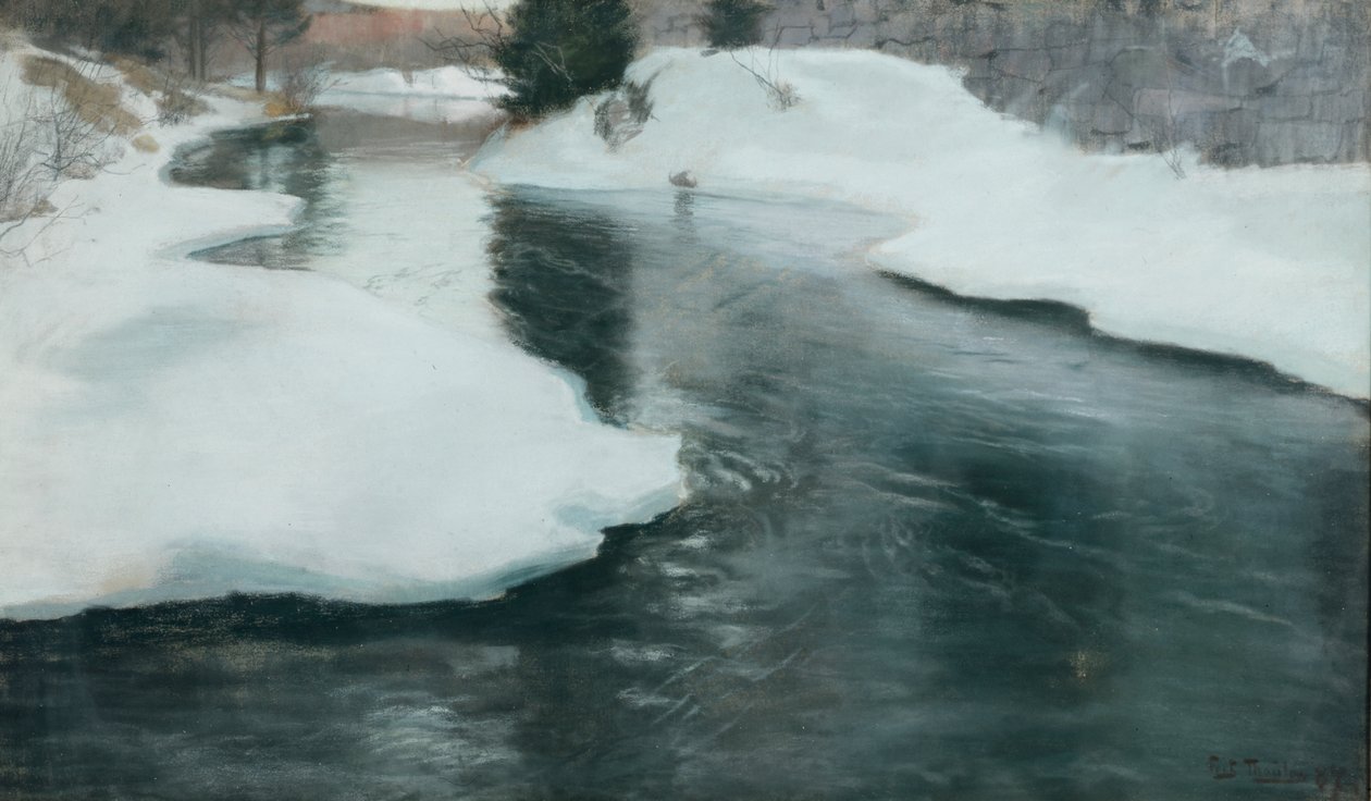Kevään sulaminen tekijältä Fritz Thaulow