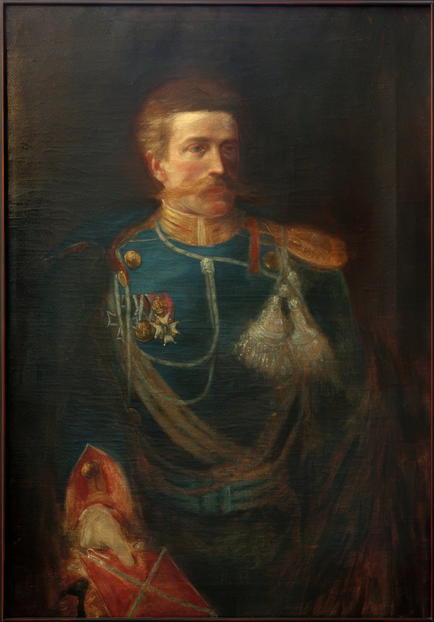 Omakuva univormussa tekijältä Fritz von Uhde