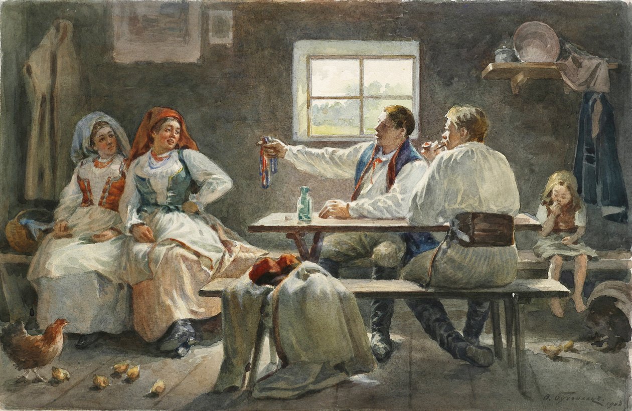 Viettelijä, 1903 tekijältä Fyodor Fyodorovich Buchholz
