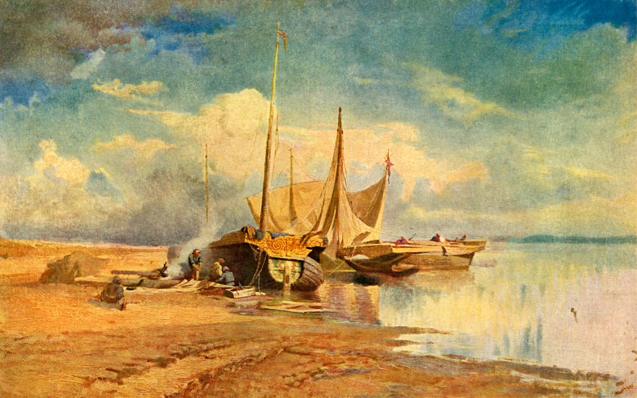 "Proomut Volgalla", 1870, 1939. tekijältä Fyodor Vasil