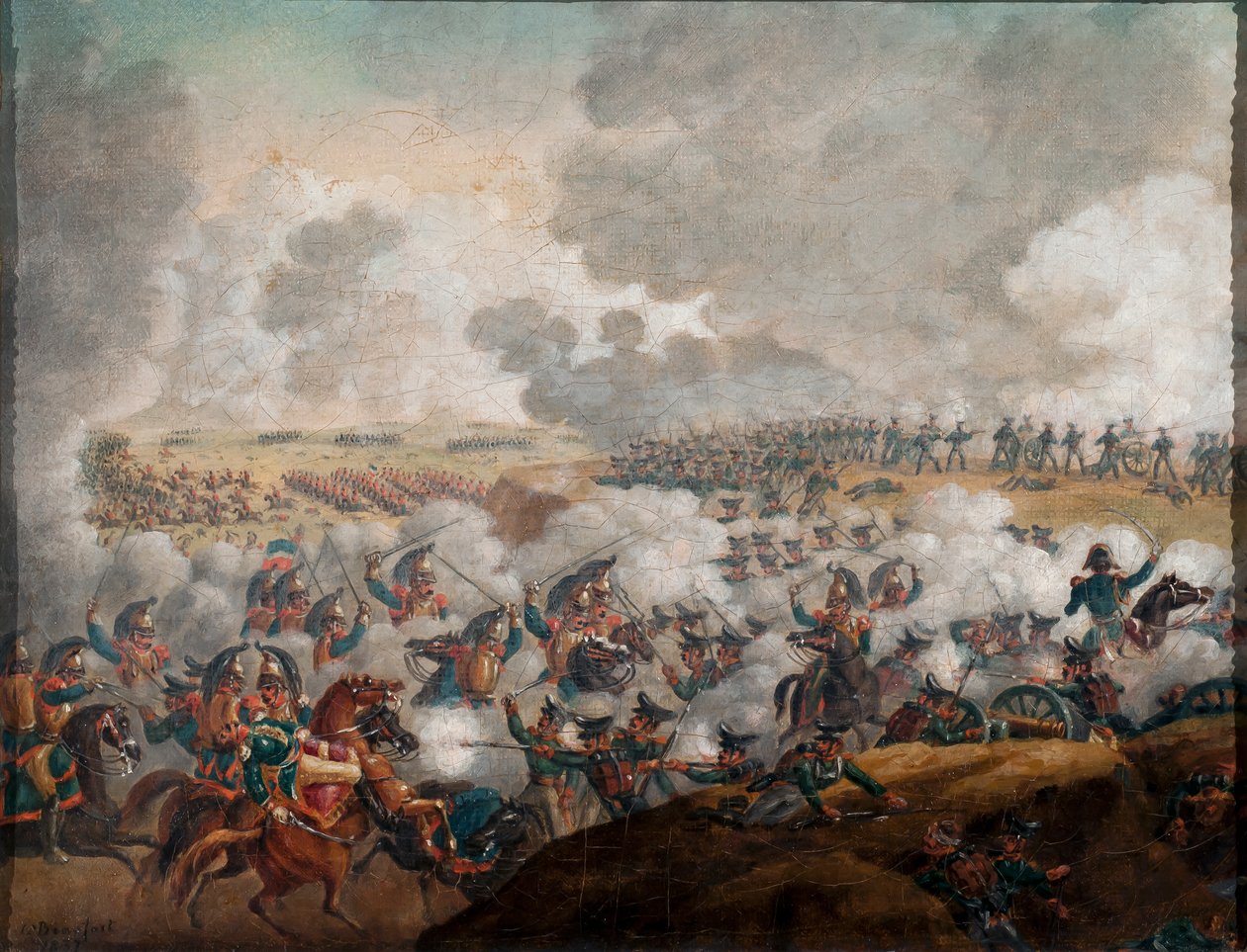 Moskovan taistelu, 7. syyskuuta 1812, 1835 tekijältä G. Beaufort