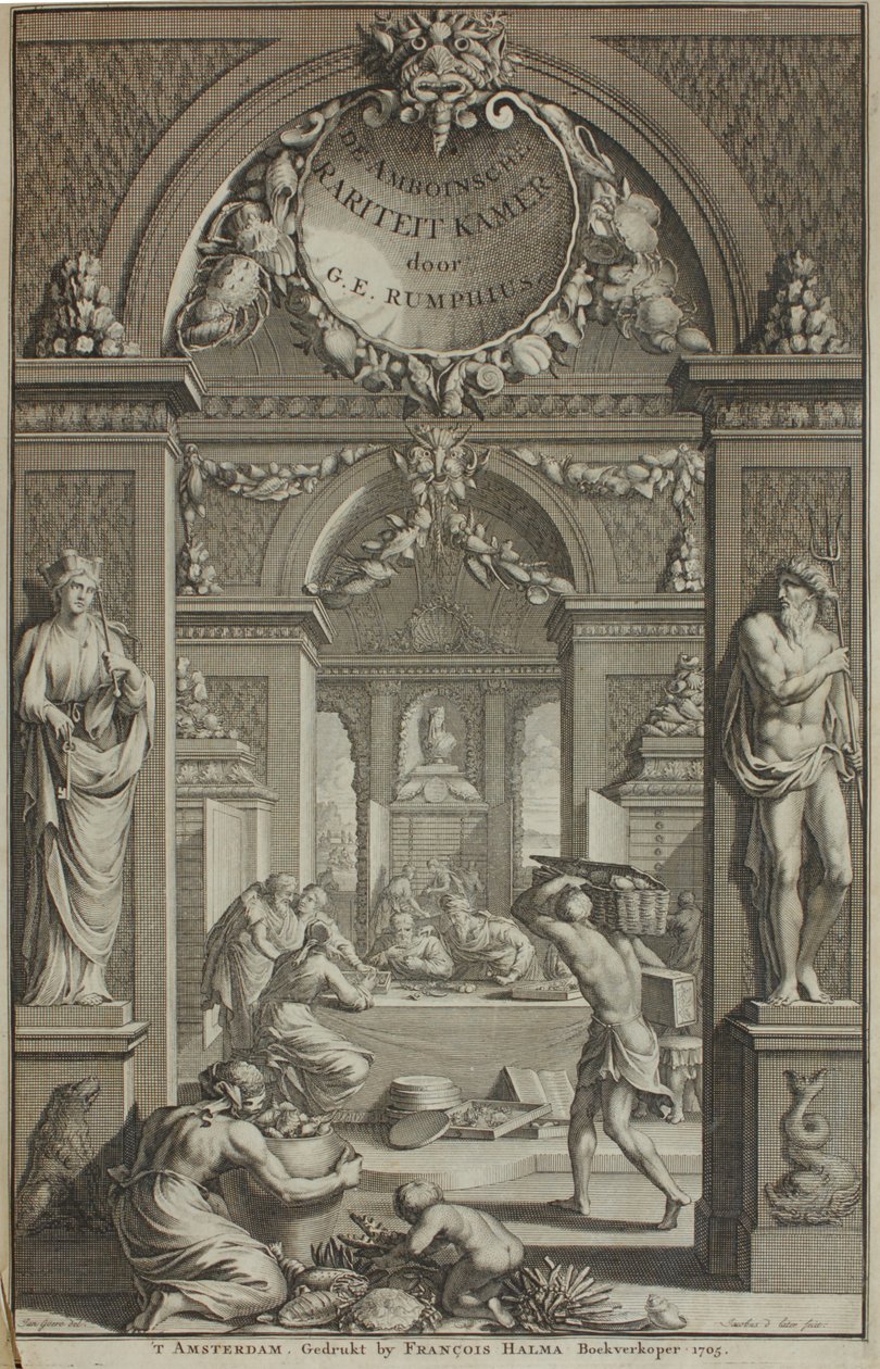 G. E. Rumphius, Amboinische Rariteikammer, Amsterdam 1705 tekijältä G. E. Rumphius