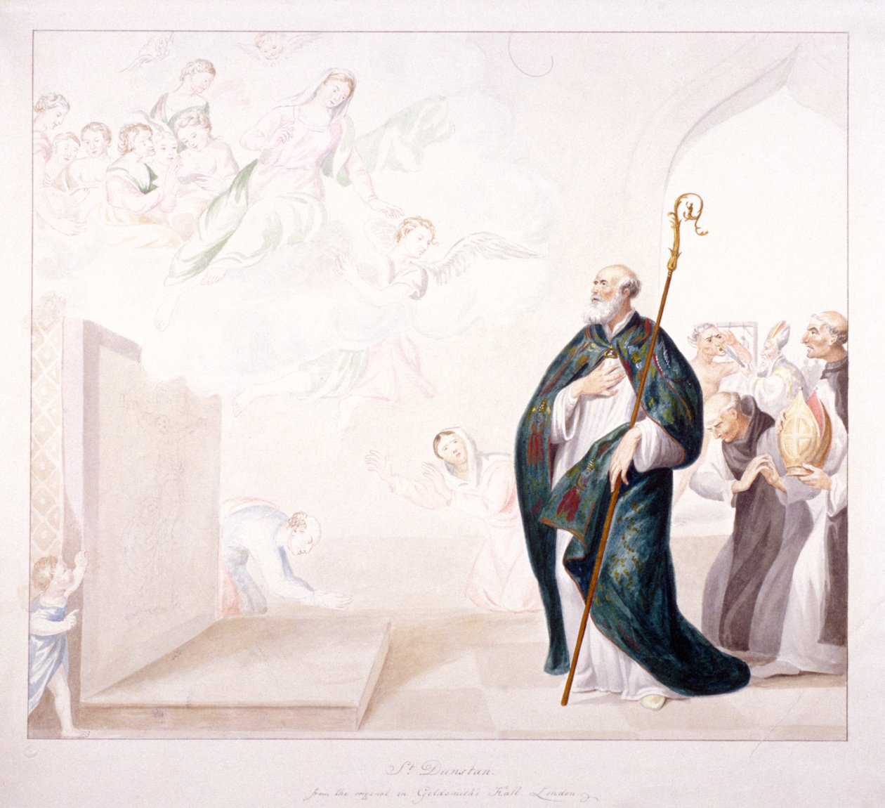 St Dunstan, 1750. tekijältä GP Harding